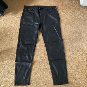 Zara Faux Leather Pants